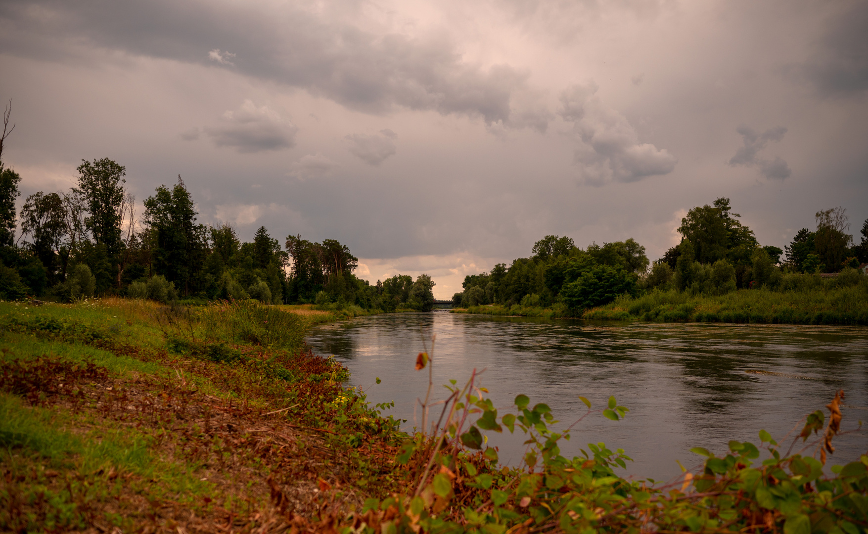 Gewitterstimmung an der Wertach