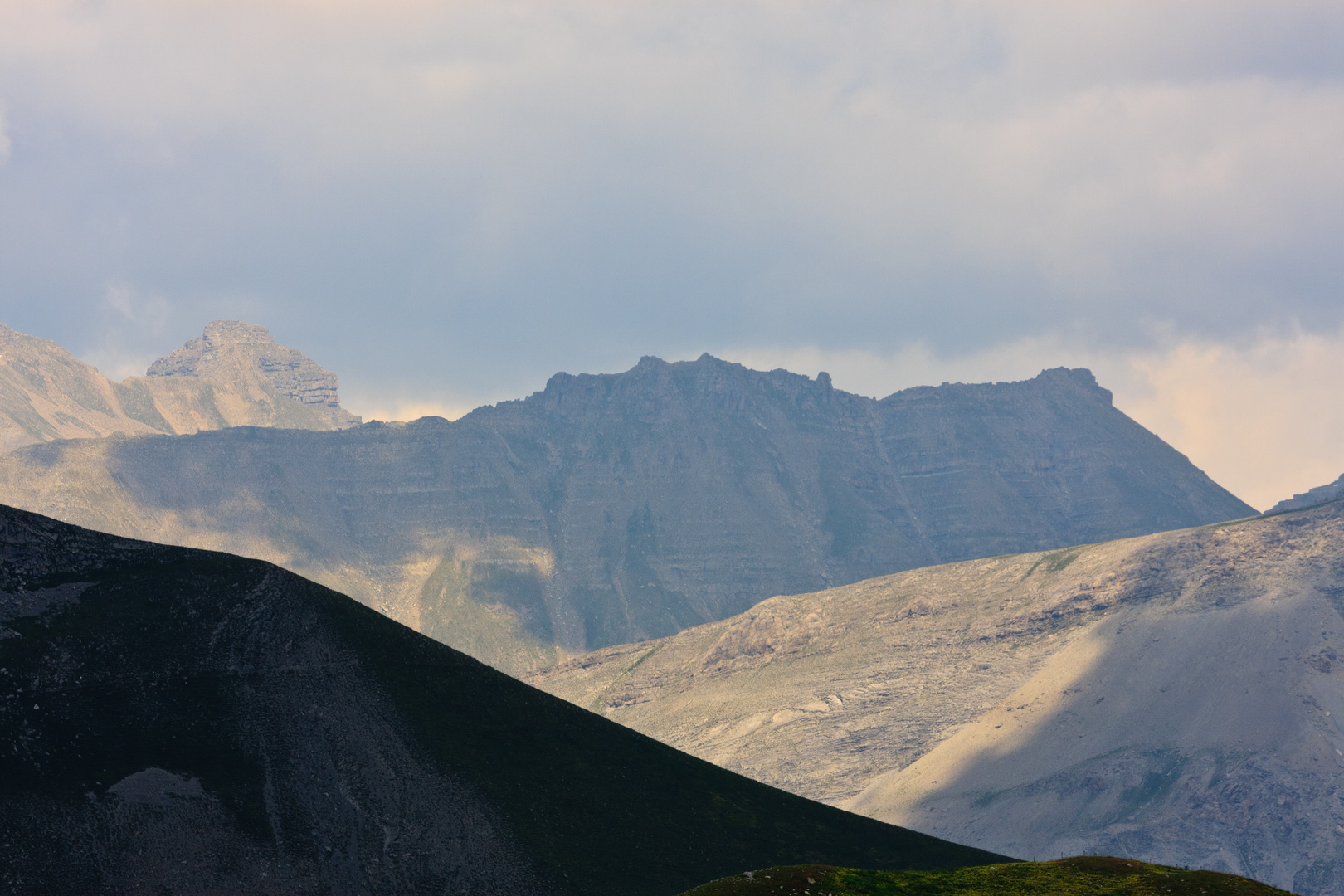 Gewitterstimmung auf dem Col des Champs