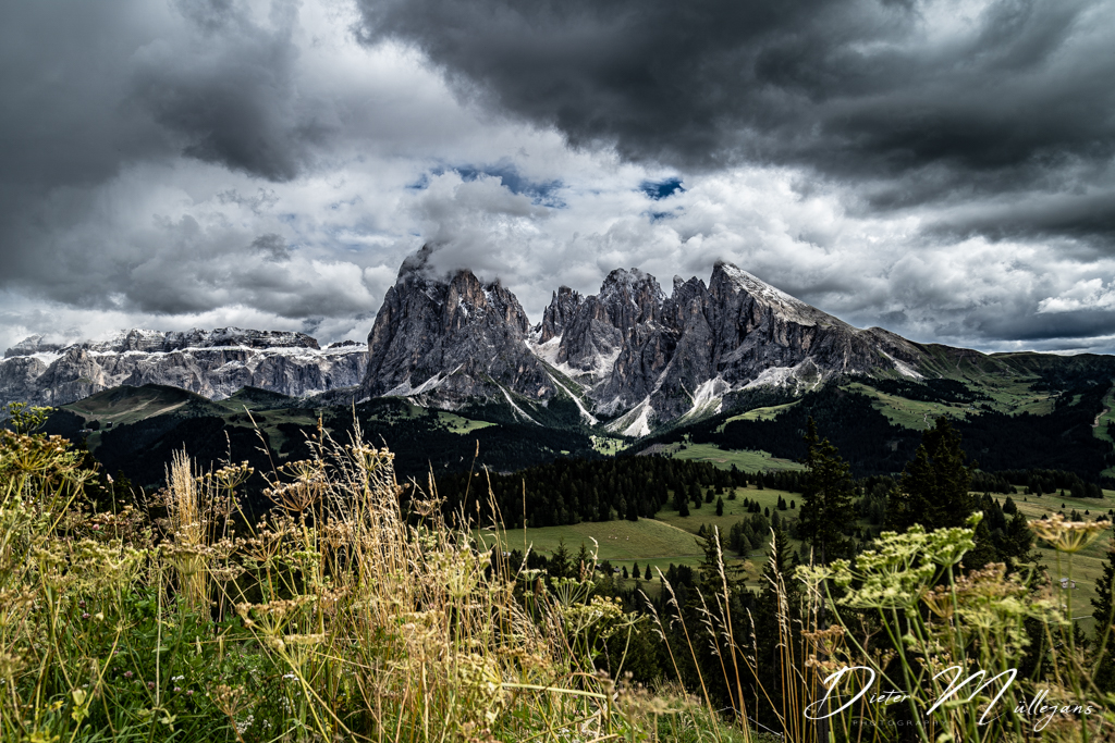 Gewitterstimmung auf der Seiser Alm