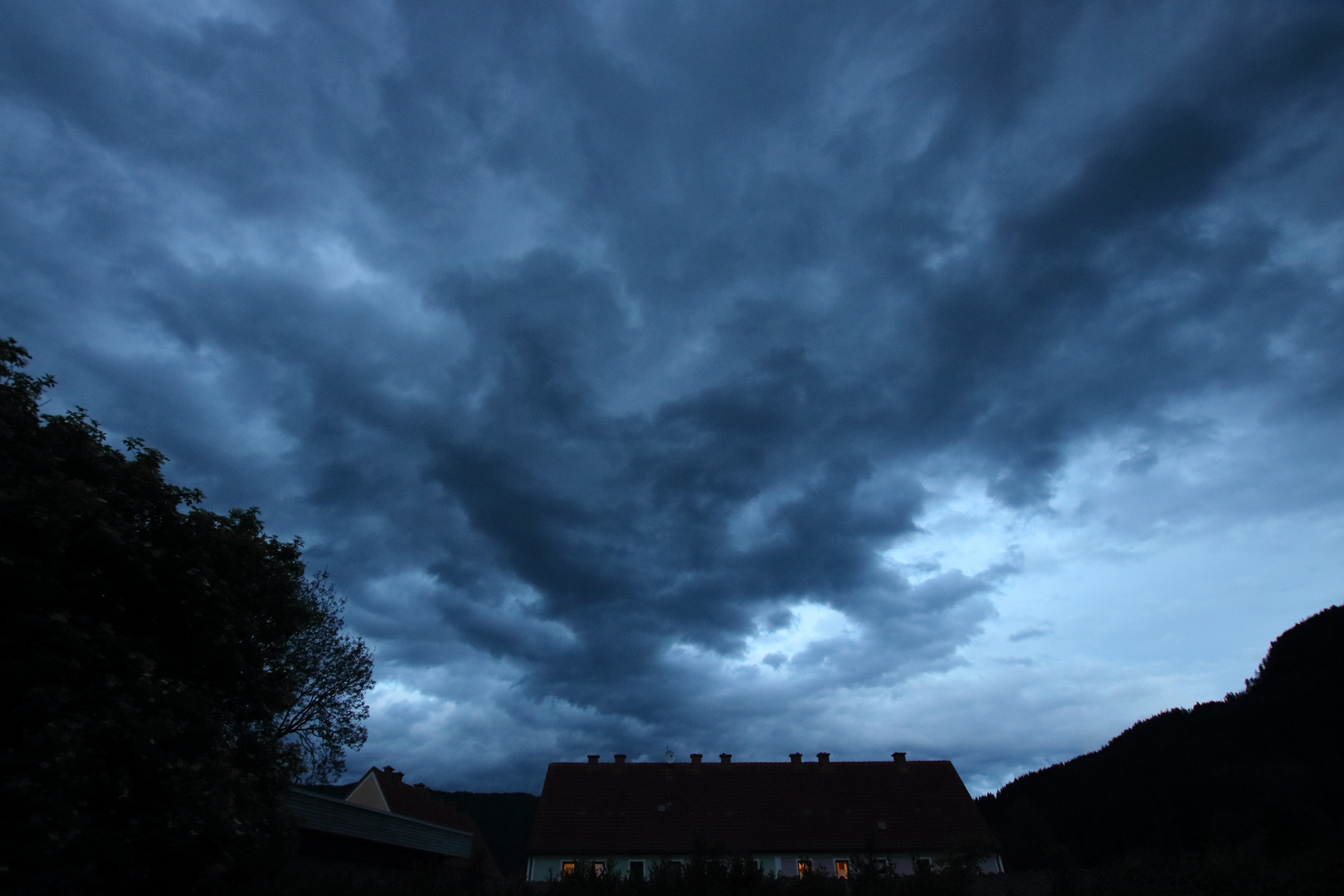 Gewitterstimmung auf der Terasse