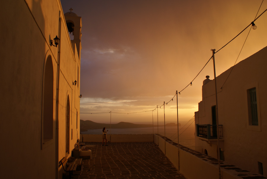 Gewitterstimmung auf Milos