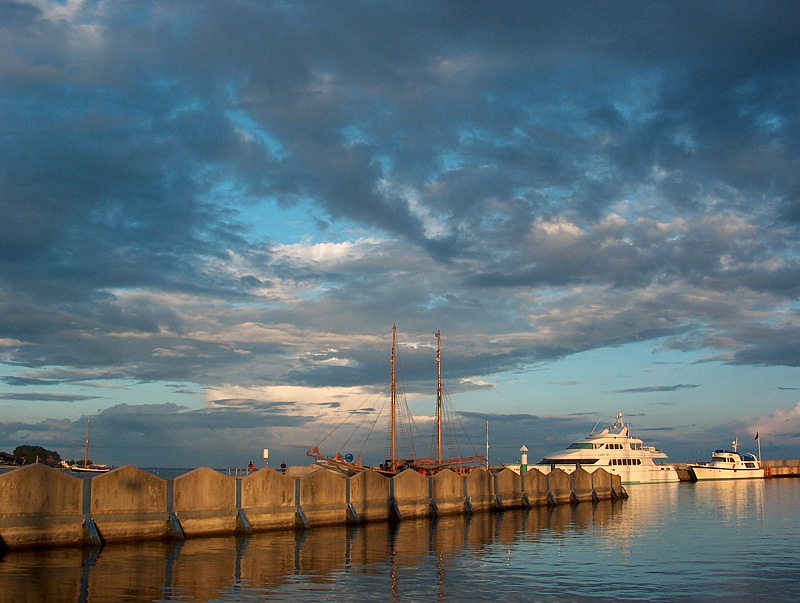 Gewitterstimmung bei Sonnenuntergang