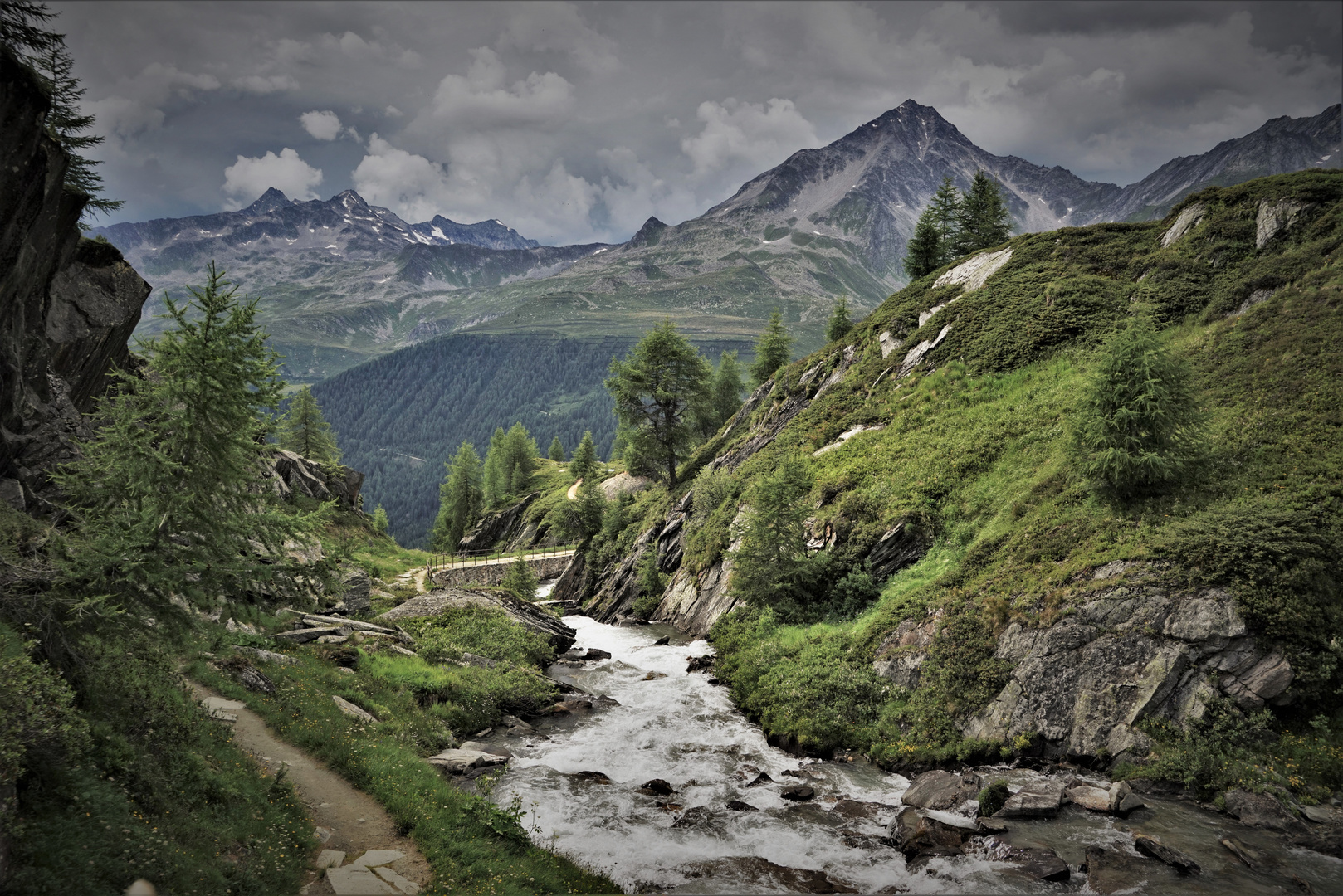 Gewitterstimmung im Gebirge