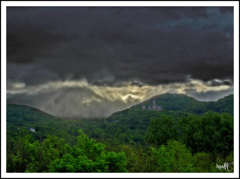 Gewitterstimmung im Siebengebirge