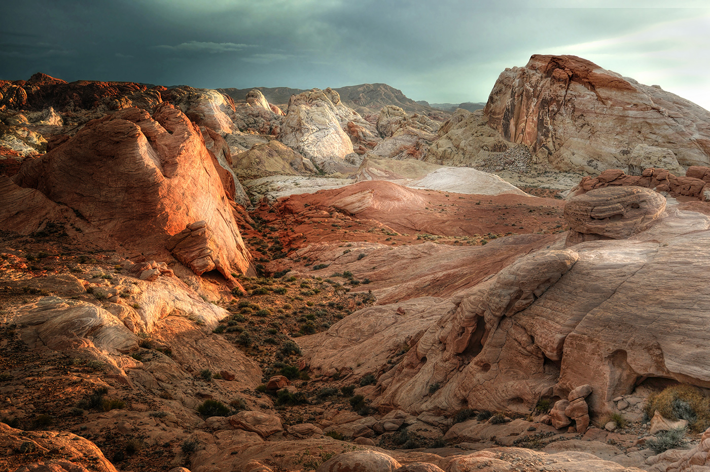 Gewitterstimmung im Valley of Fire