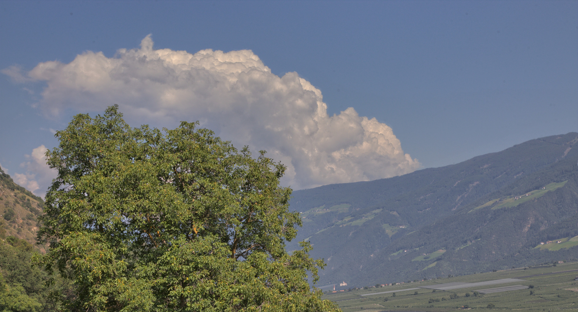 Gewitterstimmung im Vinschgau