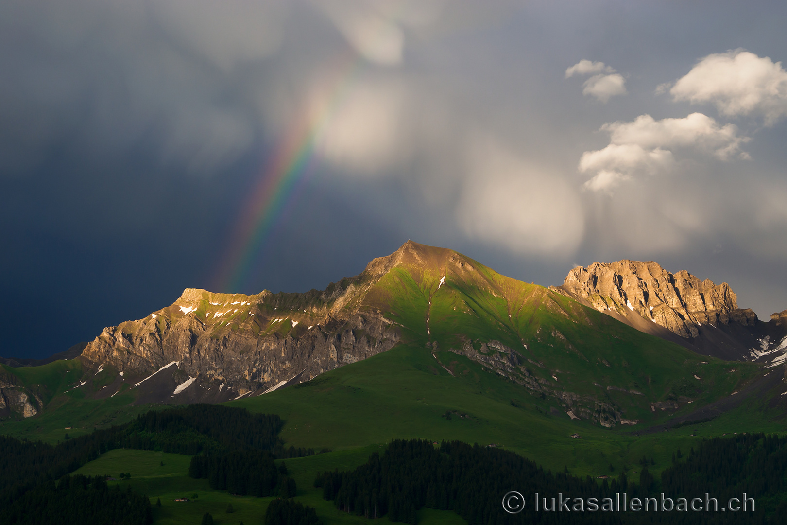 Gewitterstimmung in Adelboden