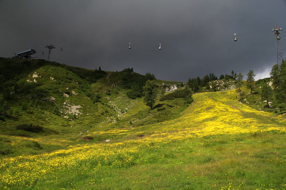 Gewitterstimmung in den Bergen