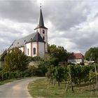 Gewitterstimmung in den Weinbergen von Hochheim am Main