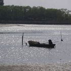 Gewitterstimmung in der Lagune von Grado