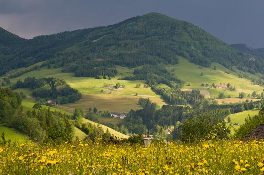 Gewitterstimmung in Maria Neustift