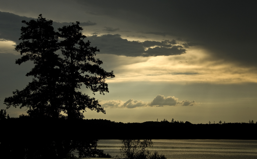 Gewitterstimmung über dem Wörthsee