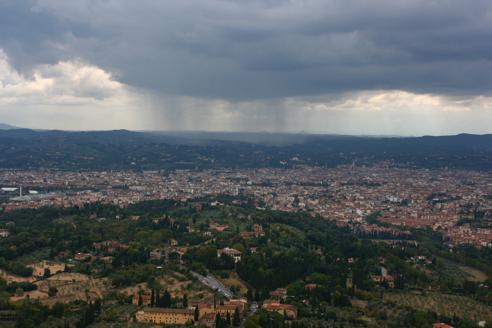 Gewitterstimmung über Florenz
