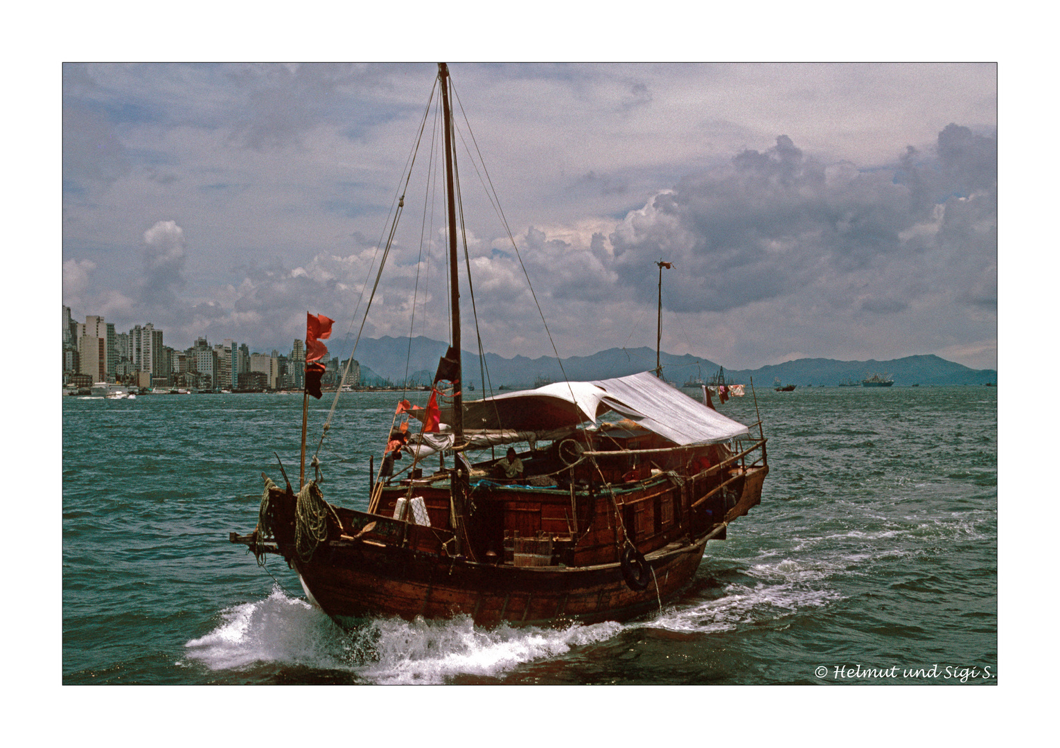 Gewitterstimmung über Hong Kong