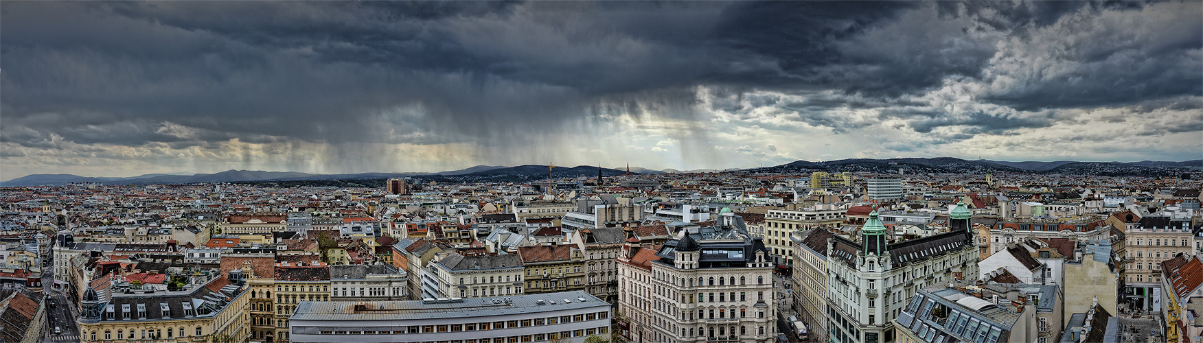 Gewitterstimmung über Wien