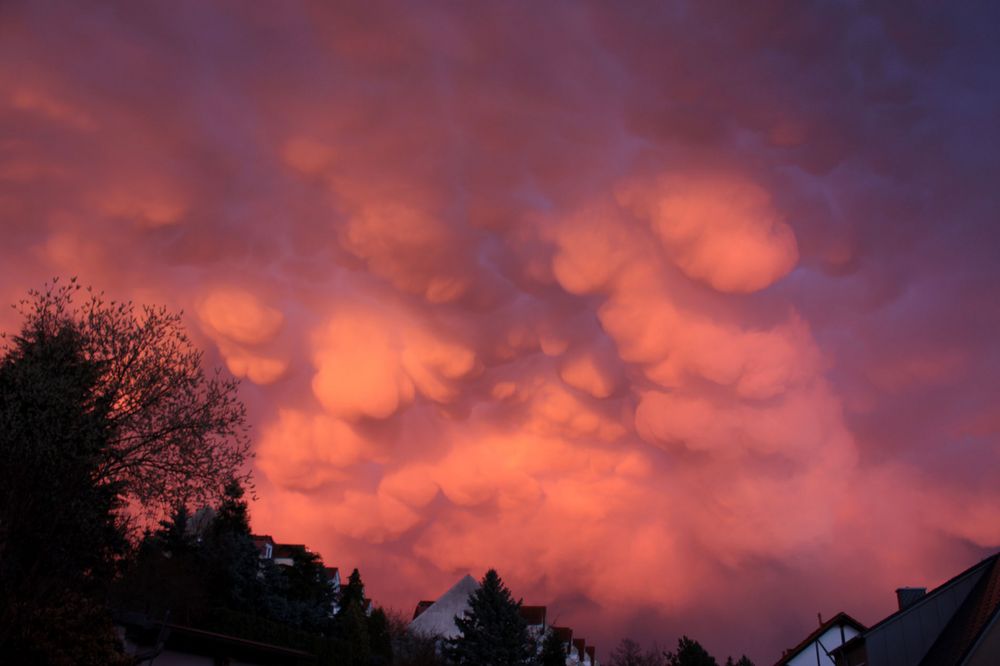 Gewitterstimmung wie zum Weltuntergang