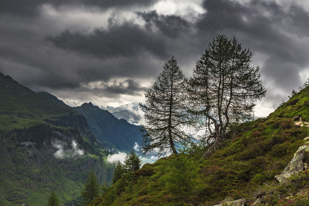 Gewitterwanderung in 2100 m Höhe