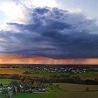 Gewitterwolke am Rand des Siebengebirges