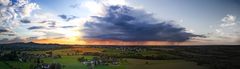 Gewitterwolke am Rand des Siebengebirges