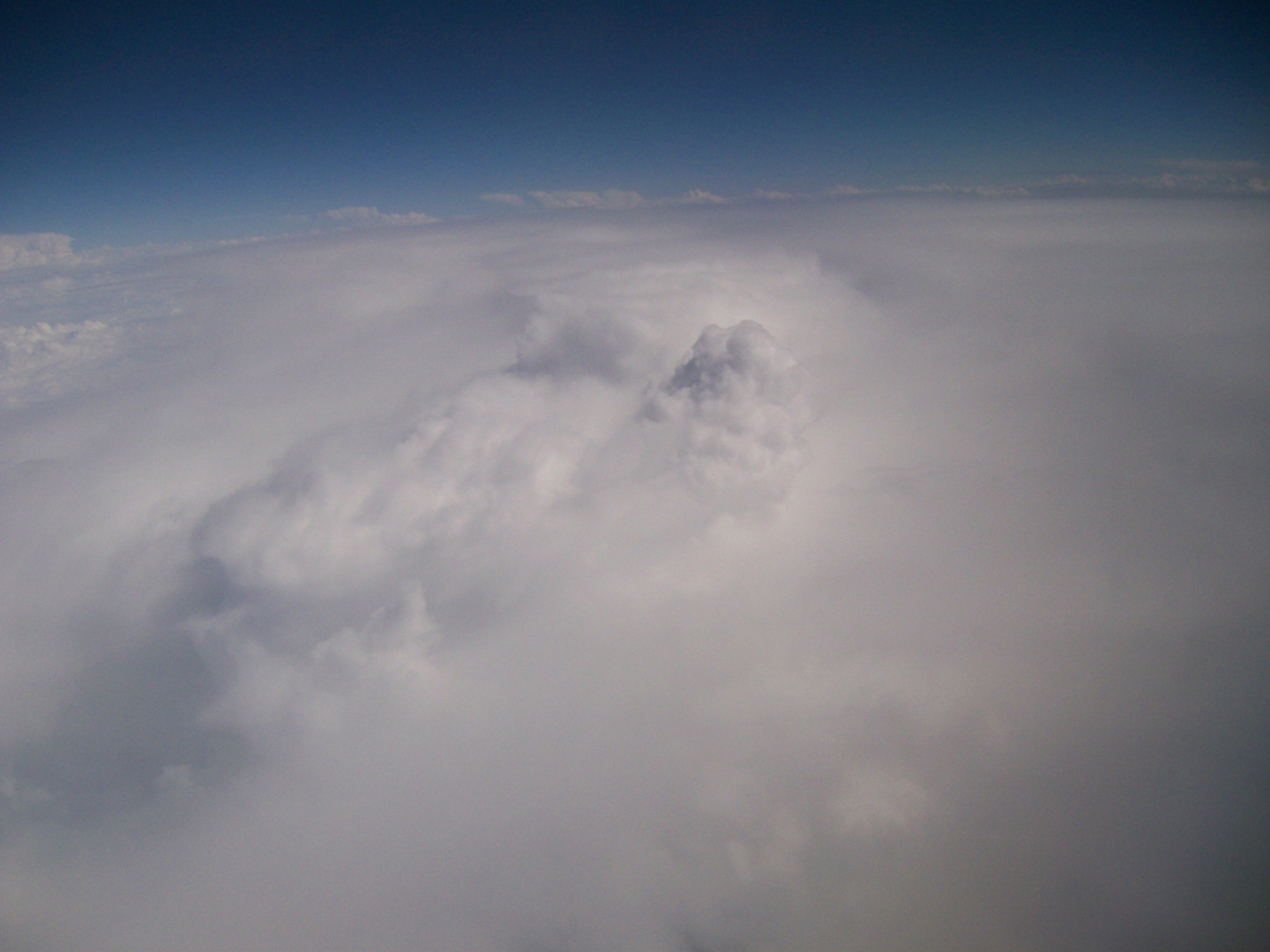 Gewitterwolke aus Flugzeug