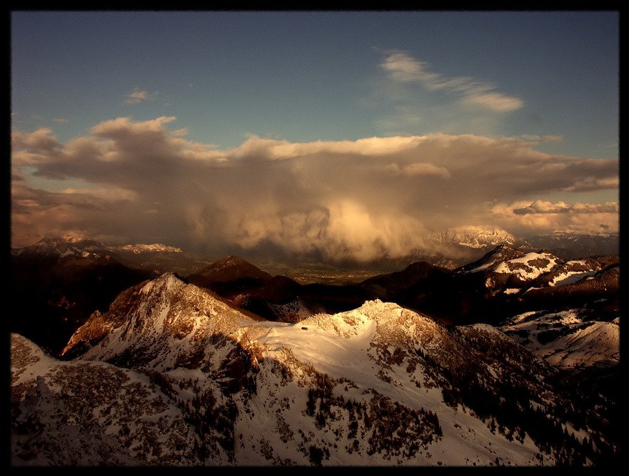 Gewitterwolke im Abendlicht (reload)