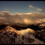 Gewitterwolke im Abendlicht (reload)