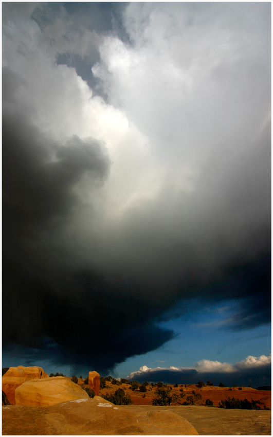 Gewitterwolke im Devil's Garden