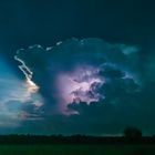 Gewitterwolke südlich von Nürnberg 8.7.17