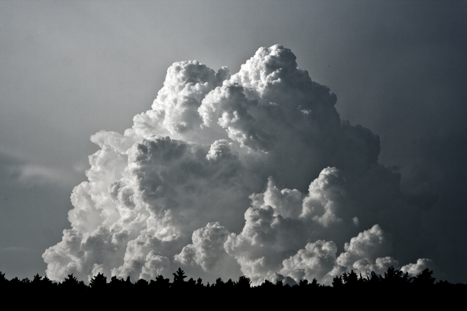 Gewitterwolke über dem Münsterland