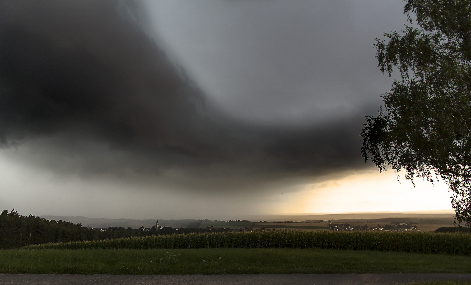 Gewitterwolke über Kohlberg