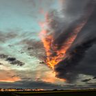 Gewitterwolke über München am 24.04.2019