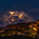 Gewitterwolke über Südfrankreich