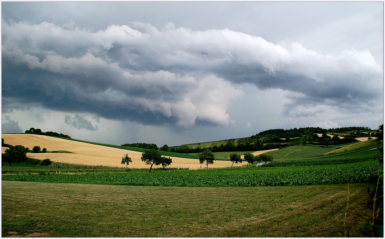 Gewitterwolken...