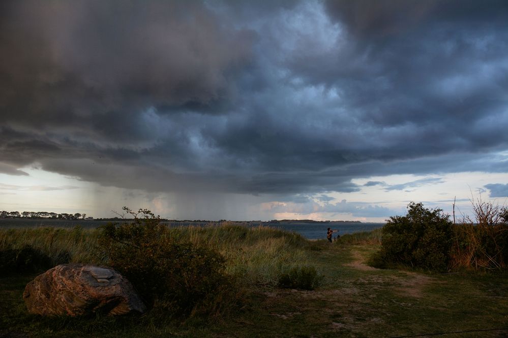 Gewitterwolken..