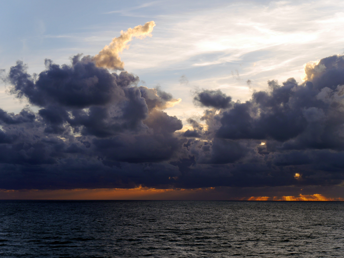 Gewitterwolken auf Sylt