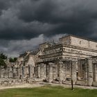 Gewitterwolken in Chichen Itza