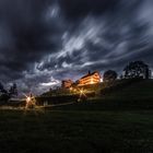 Gewitterwolken in der Nacht HDR