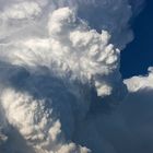 Gewitterwolken nach dem Hagelschauer