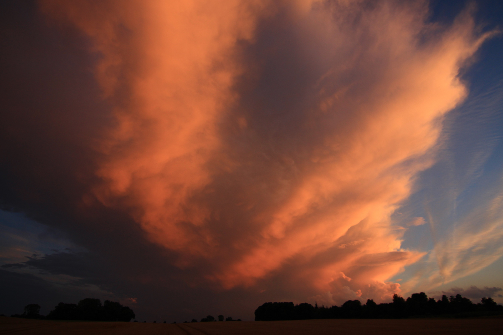 Gewitterwolken Ostseeküste