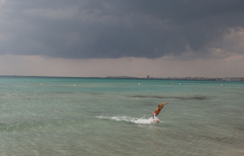 Gewitterwolken - schnell raus hier