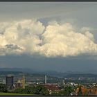 Gewitterwolken über Basel