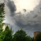 Gewitterwolken über Chemnitz