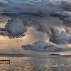 Gewitterwolken über dem Steinhuder Meer