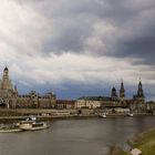 Gewitterwolken über der Dresdner Altstadt