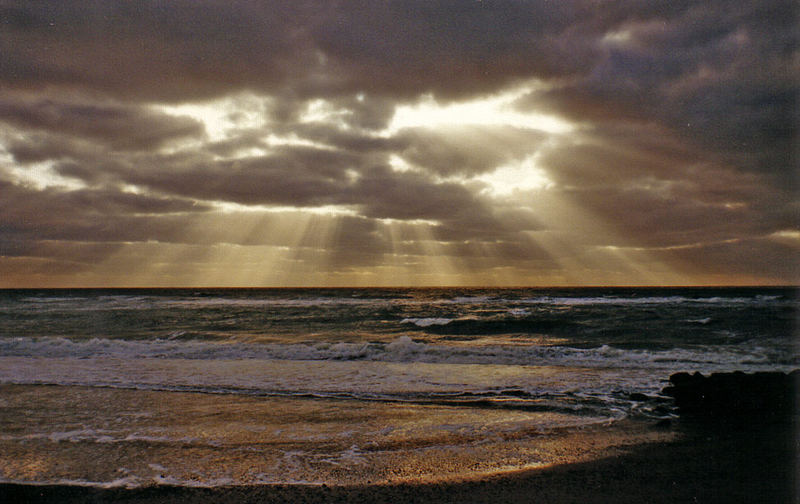 Gewitterwolken über der Nordsee