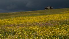 Gewitterwolken über der Seiser Alm