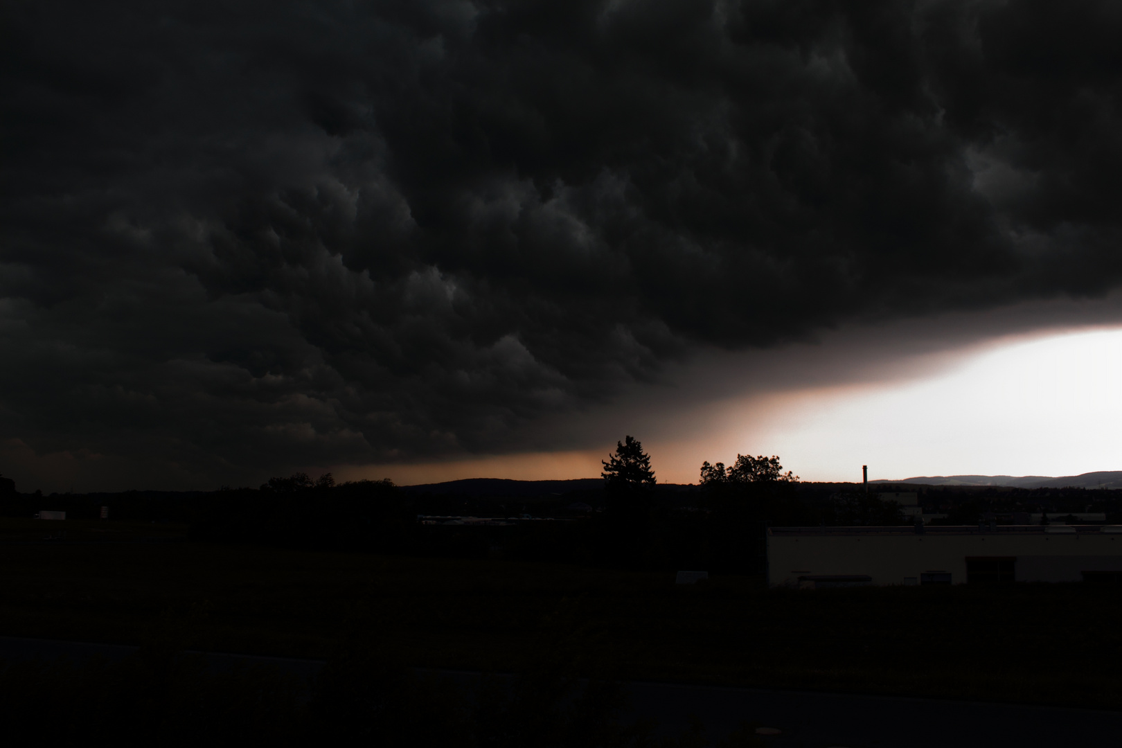 Gewitterwolken über Lemgo