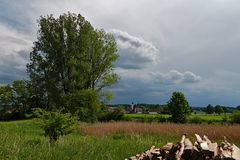 Gewitterwolken über Mittelstetten