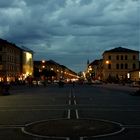 Gewitterwolken über München.