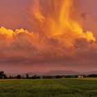 Gewitterwolken über Weilheim Teck